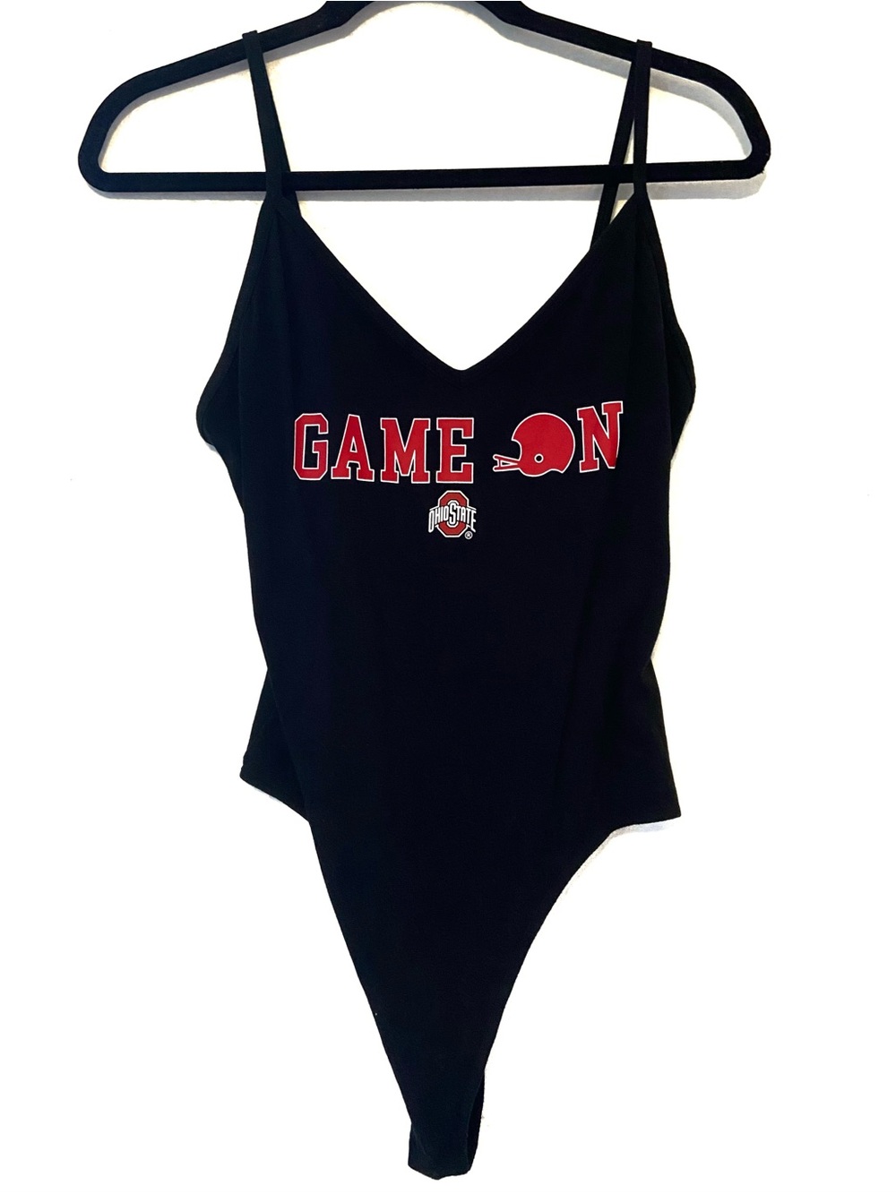 PINK Victoria’s Secret Ohio State Bodysuit Large